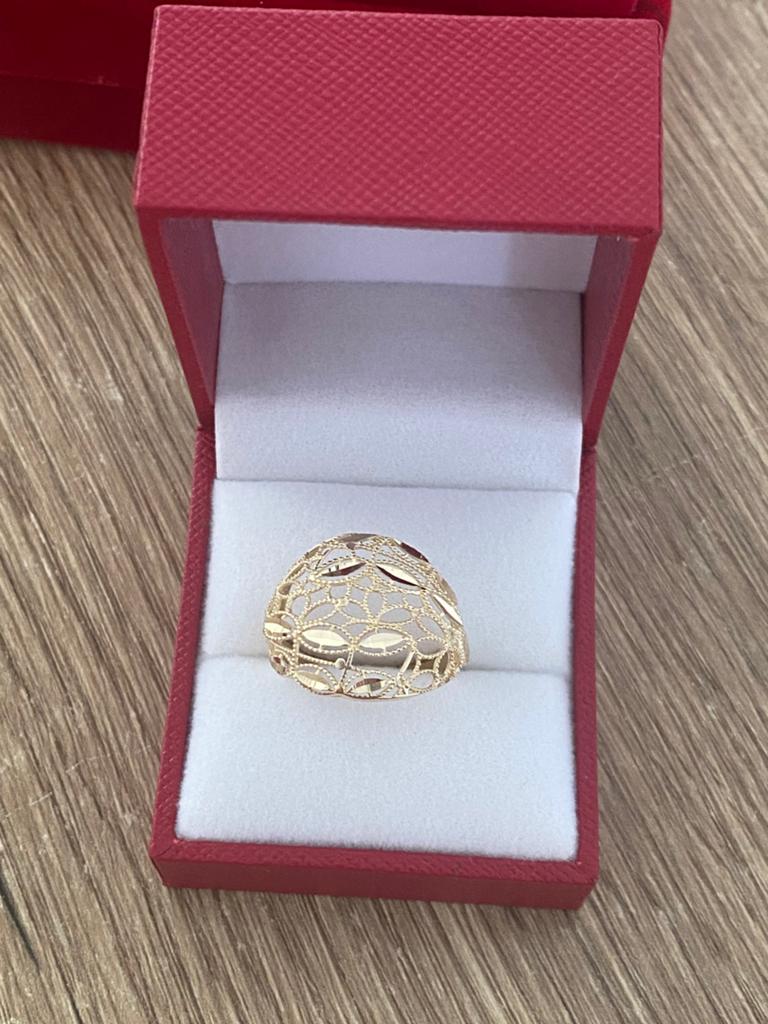 14 karaat gouden ring gemerkt 585, Nieuw, Ophalen of Verzenden, Dame, Goud