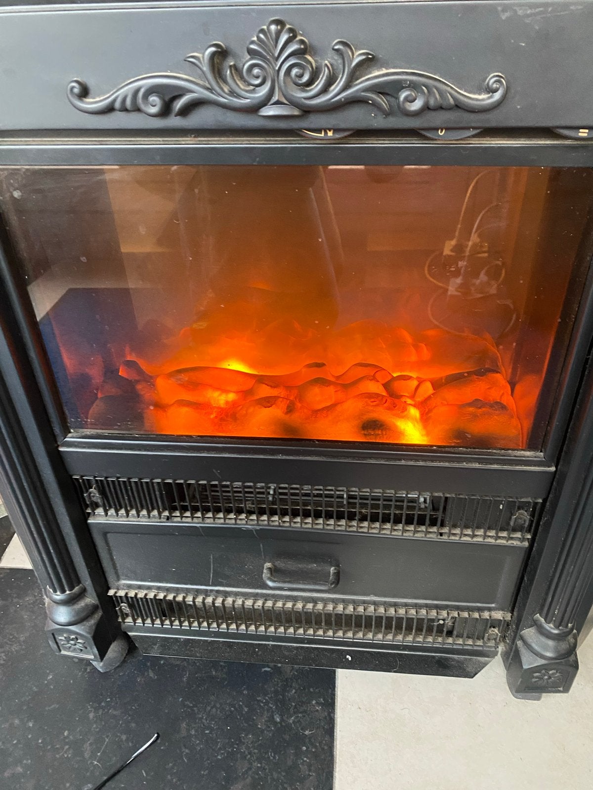 Elektrische sfeerhaard - Classic Fire AJ50, Ophalen, Zo goed als nieuw, Vrijstaande haard, Elektrische haard