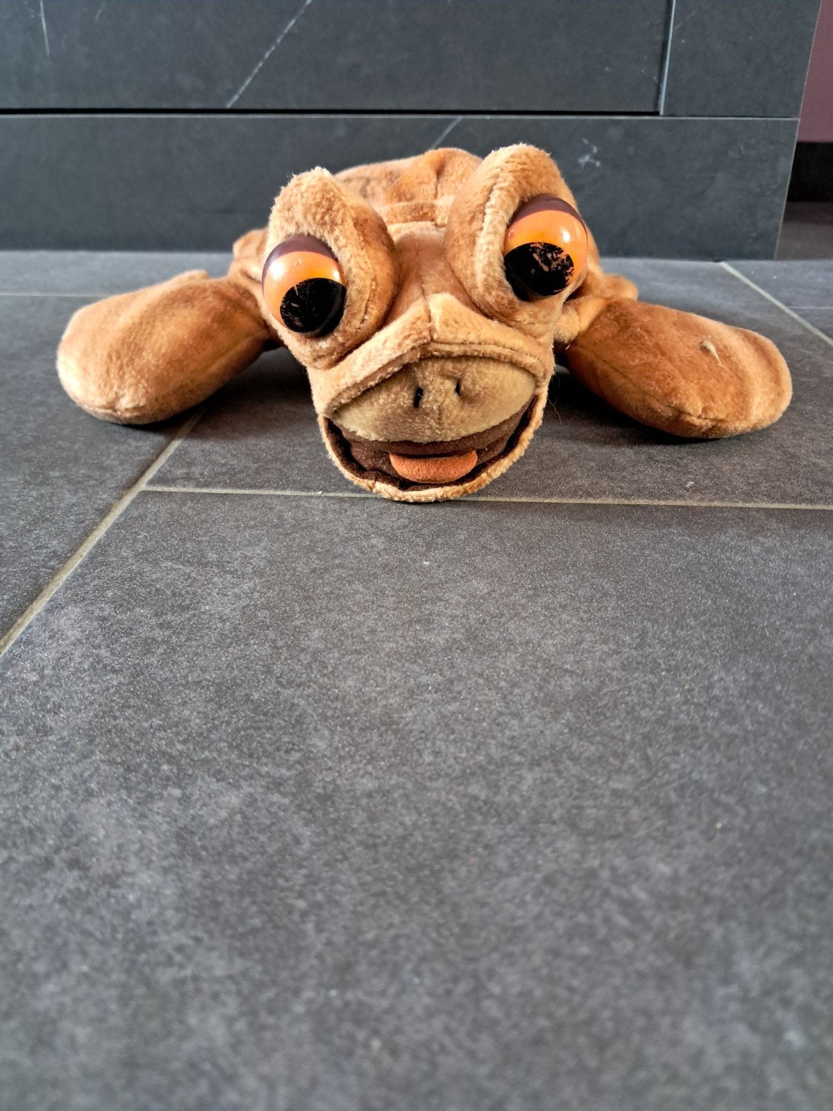 Efteling PandaDroom Schildpad Knuffel, Verzamelen, Dierenverzamelingen, Ophalen of Verzenden, Gebruikt, Overige soorten, Overige typen