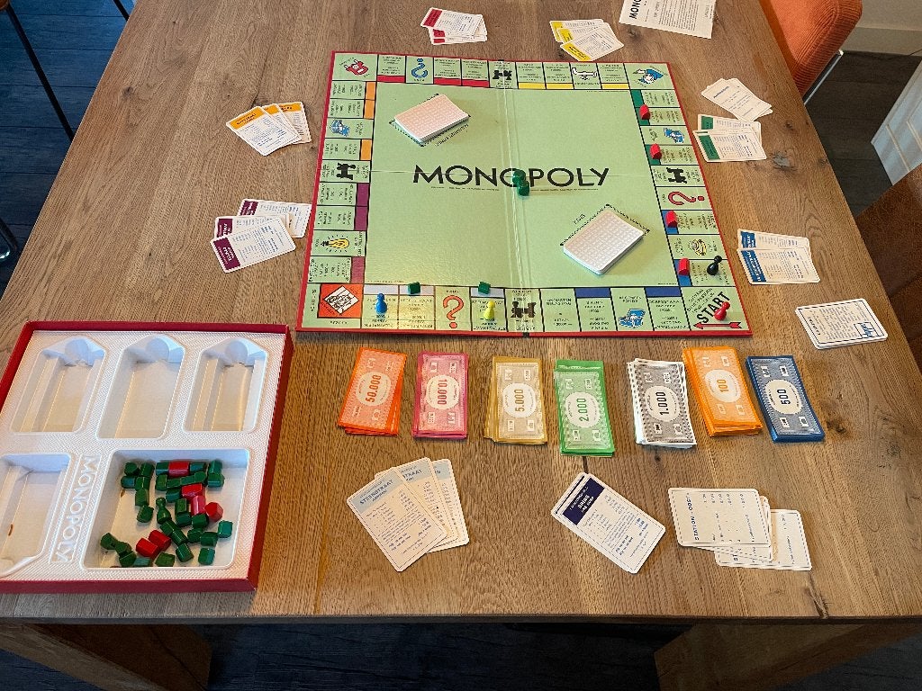 D286 Parker Brothers Smeets Schippers Monopoly Vintage, Hobby en Vrije tijd, Gezelschapsspellen | Bordspellen, Een of twee spelers