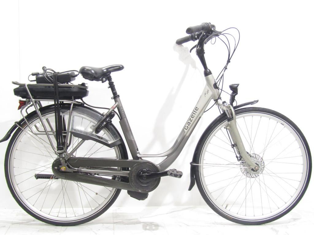 Gazelle Orange grijs dames 49cm 28inch, Fietsen en Brommers, Elektrische fietsen, 47 tot 51 cm, Gebruikt, Gazelle