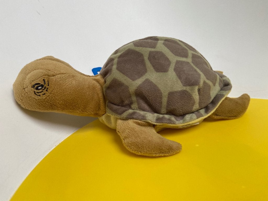 K2089 ikea handpop schildpad, Kinderen en Baby's, Speelgoed | Knuffels en Pluche, Ophalen of Verzenden, Zo goed als nieuw, Overige typen