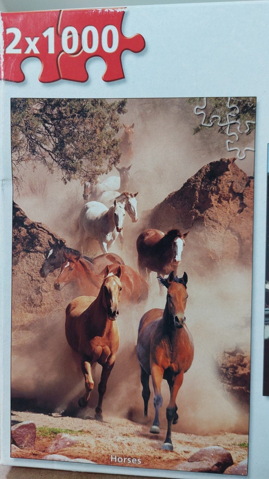 Paardenpuzzel 1000 stukjes - Nieuw in verpakking, Ophalen of Verzenden, 500 t/m 1500 stukjes, Nieuw, Legpuzzel