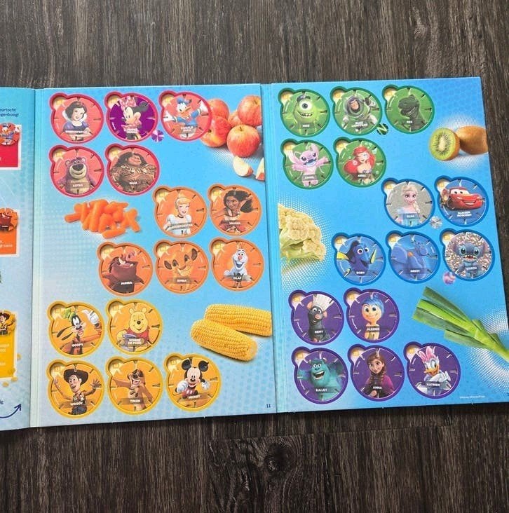 Complete set diskeyz + album Disney AH, Albert Heijn, Ophalen of Verzenden
