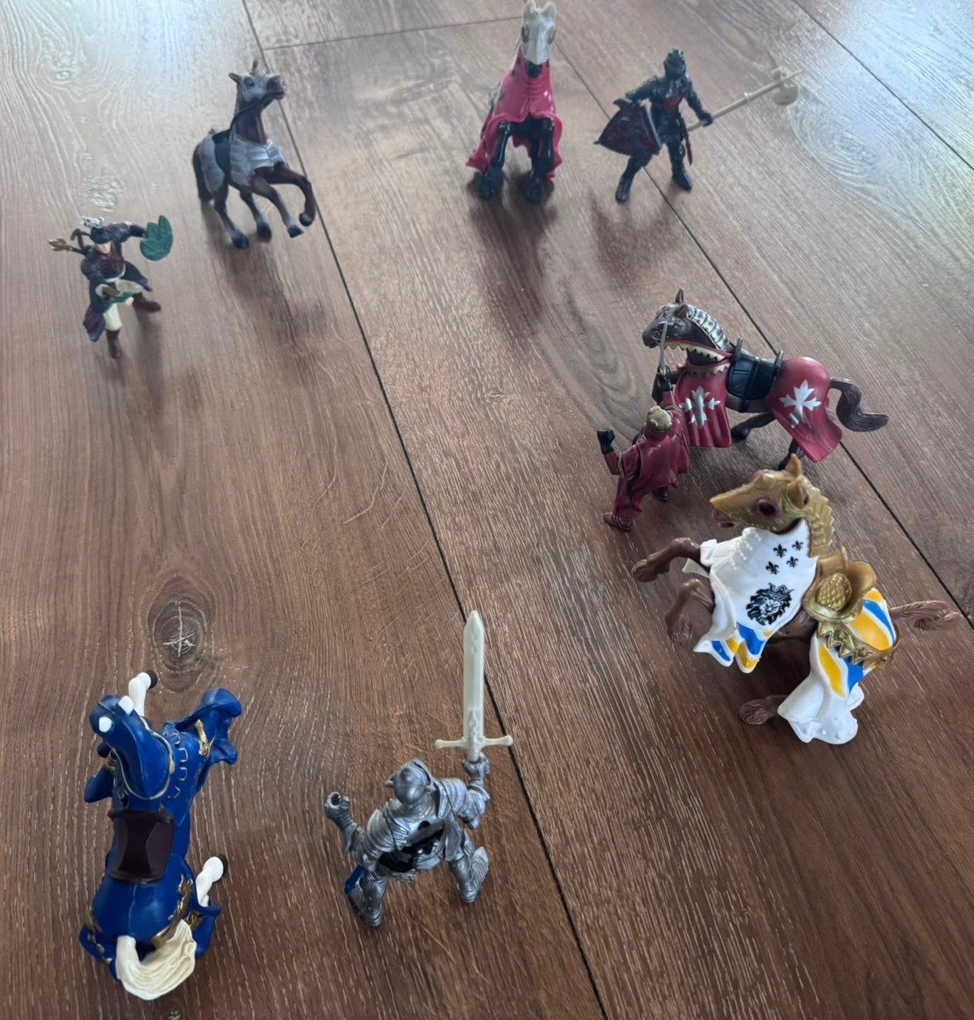 Papo ridders en paarden speelset, Ophalen of Verzenden, Gebruikt, Jongen of Meisje