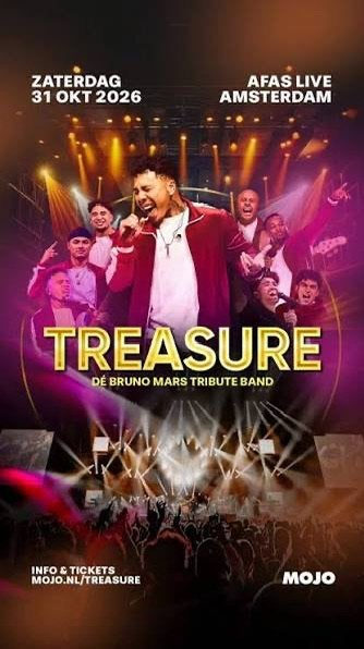 Treasure - Tribute Bruno Mars 31 oktober 2026 afas, Twee personen