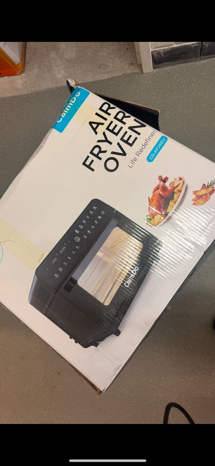 Airfryer en broodrooster oven, Ophalen, Zo goed als nieuw, Minder dan 45 cm