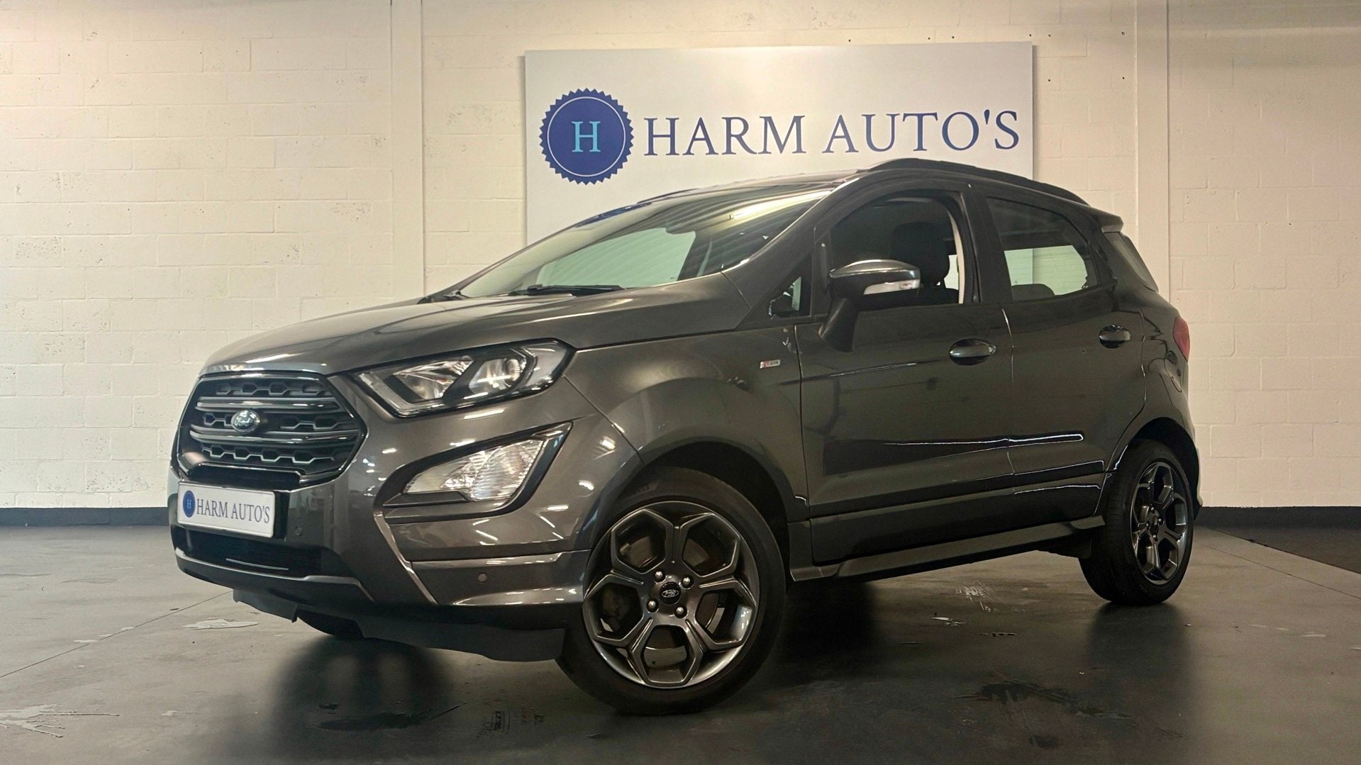 Ford EcoSport 1.0 EcoBoost ST-Line 125pk Automaat / Cruise /, Auto's, 1263 kg, 125 pk, Gebruikt, Zwart