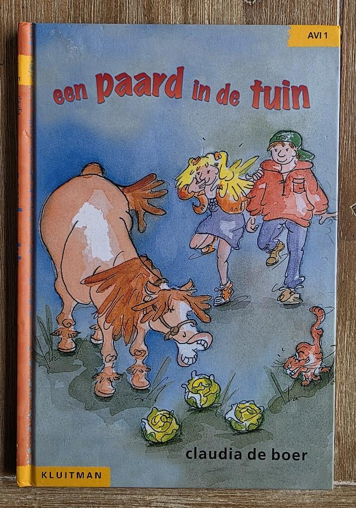 Een paard in de tuin - AVI 1 - Groep 3 - Claudia de Boer, Ophalen of Verzenden, Zo goed als nieuw, Claudia de Boer, Fictie algemeen