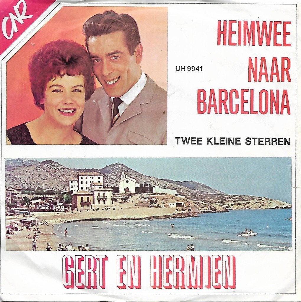 Gert en Hermien - Heimwee naar Barcelona, Ophalen of Verzenden, Gebruikt, 7 inch, Nederlandstalig