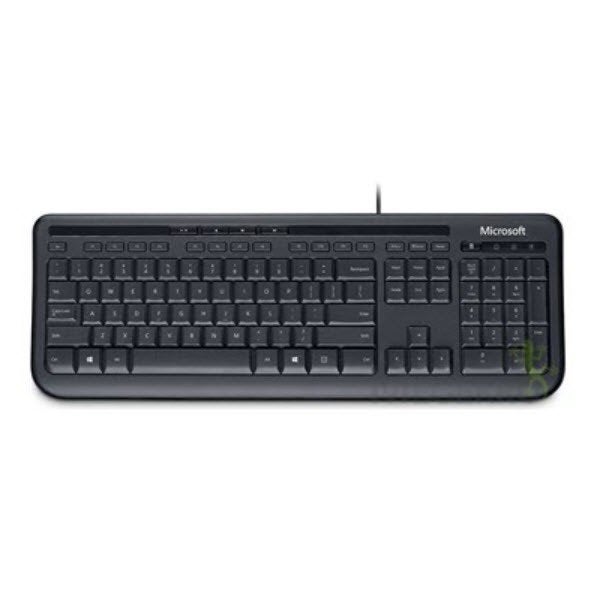 Microsoft Keyboard Wired 600 Black usb, Verzenden, Nieuw, Qwerty, Microsoft