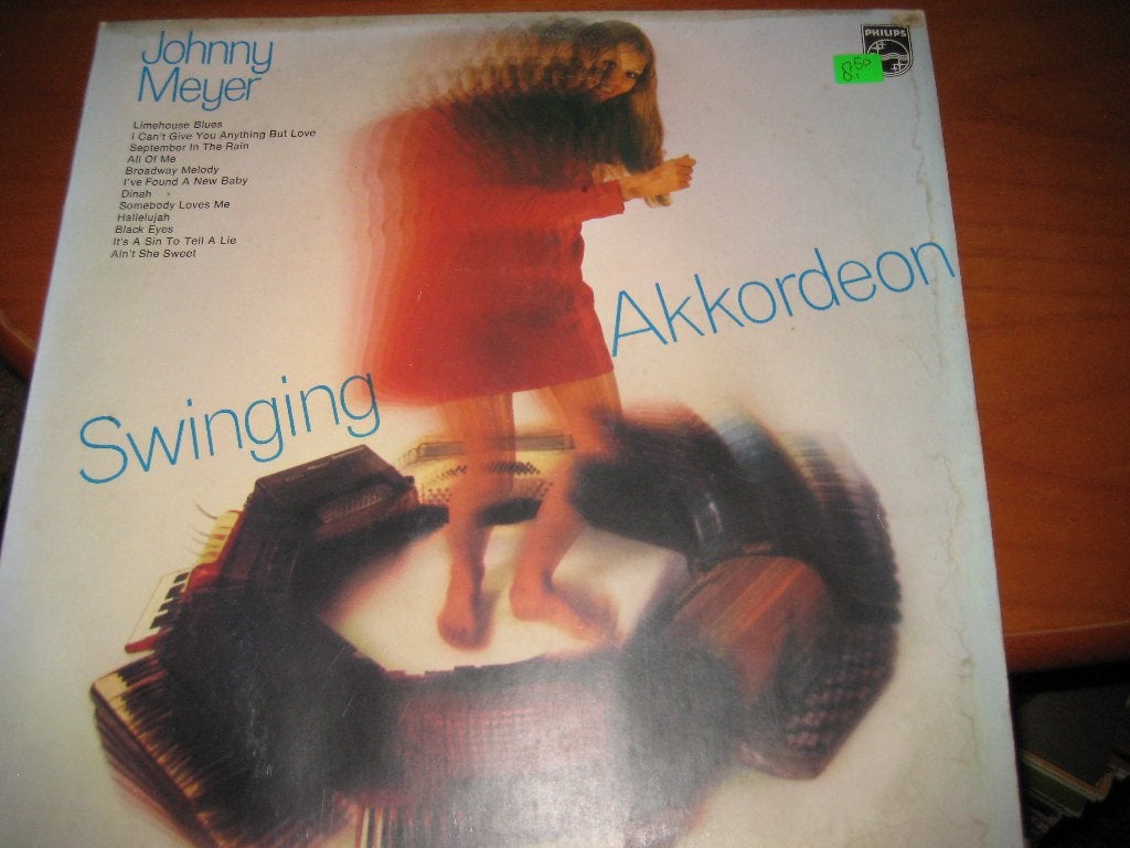 LP, Johnny Meyer: Swinging Akkordeon (NO17), Ophalen of Verzenden, Zo goed als nieuw, LP