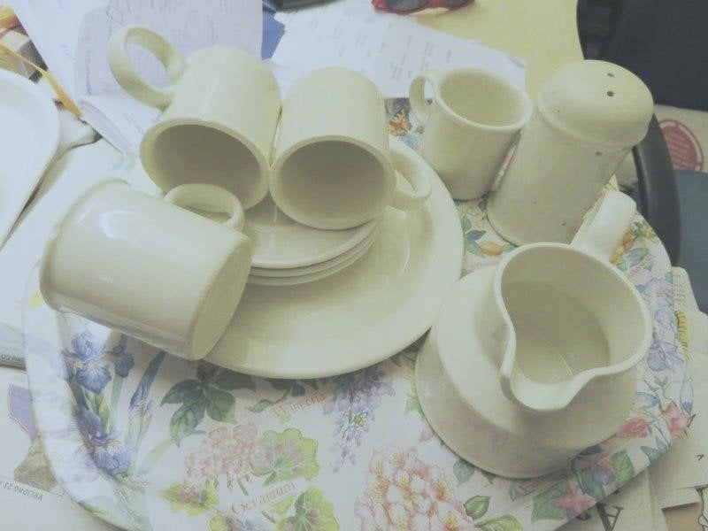 Arabia en Wedgwood onderdelen Teema/Kilta en Plain White, Huis en Inrichting, Keuken | Servies, Verzenden, Zo goed als nieuw, Porselein