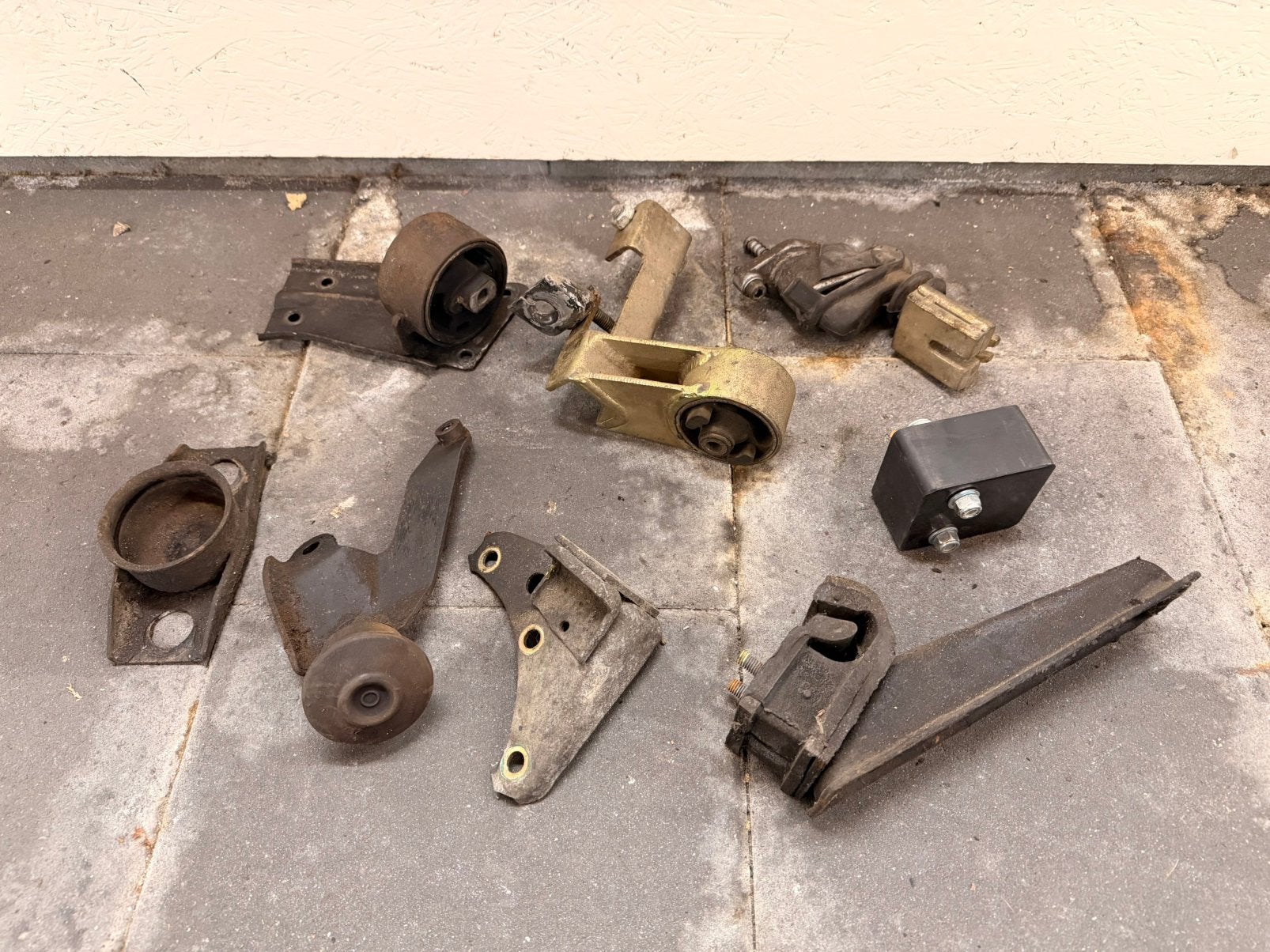 Vw golf 1 motorsteunen kit voor inbouw golf 3 GTI ofTDI, Ophalen of Verzenden, Gebruikt, Volkswagen