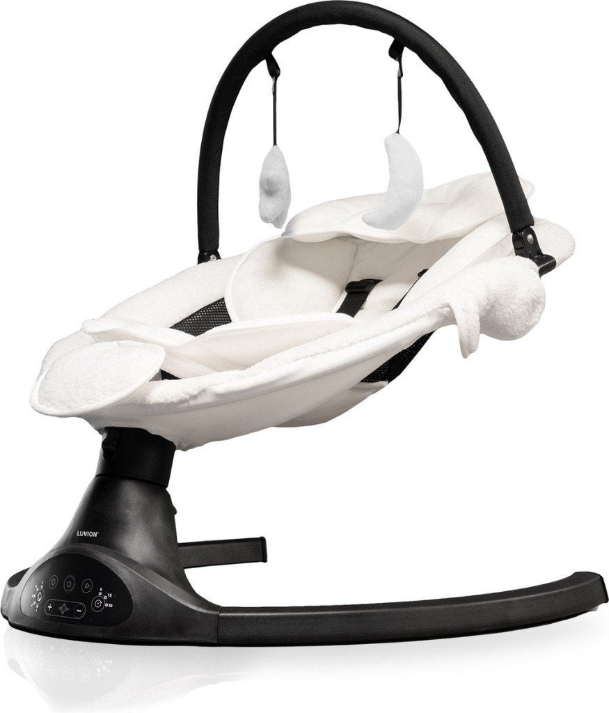 Luvion Baby Swing Elektrische Babyschommel - Weinig Gebruikt, Kinderen en Baby's, Wipstoeltjes, Ophalen, Zo goed als nieuw