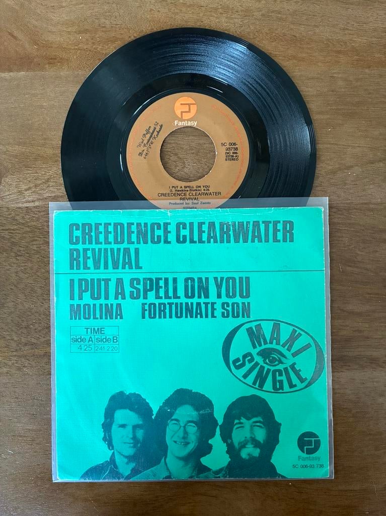 CCR - I put a spell on you / Molina / Fortunate son, Ophalen of Verzenden, 7 inch, Single