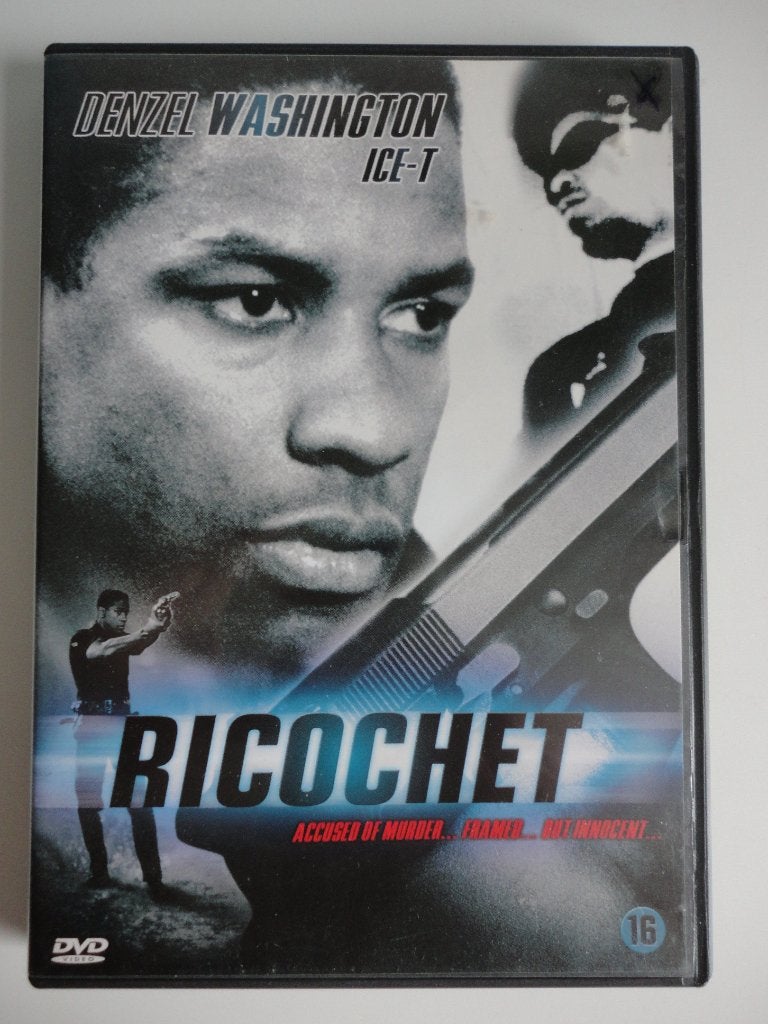 Ricochet (1991), Cd's en Dvd's, Dvd's | Actie, Zo goed als nieuw, Actiethriller, Vanaf 16 jaar, Ophalen of Verzenden