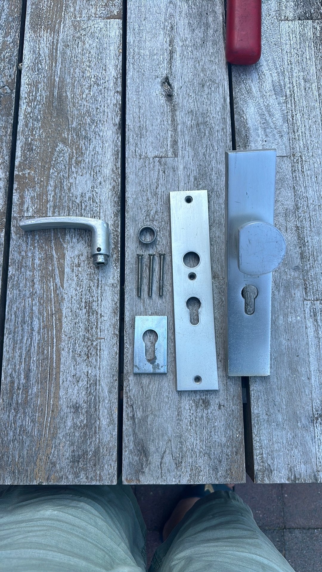 Lips Buitendeur veiligheidsbeslag SKG xxx, Doe-het-zelf en Verbouw, Hang- en Sluitwerk, Ophalen of Verzenden, Gebruikt, Klink of Kruk