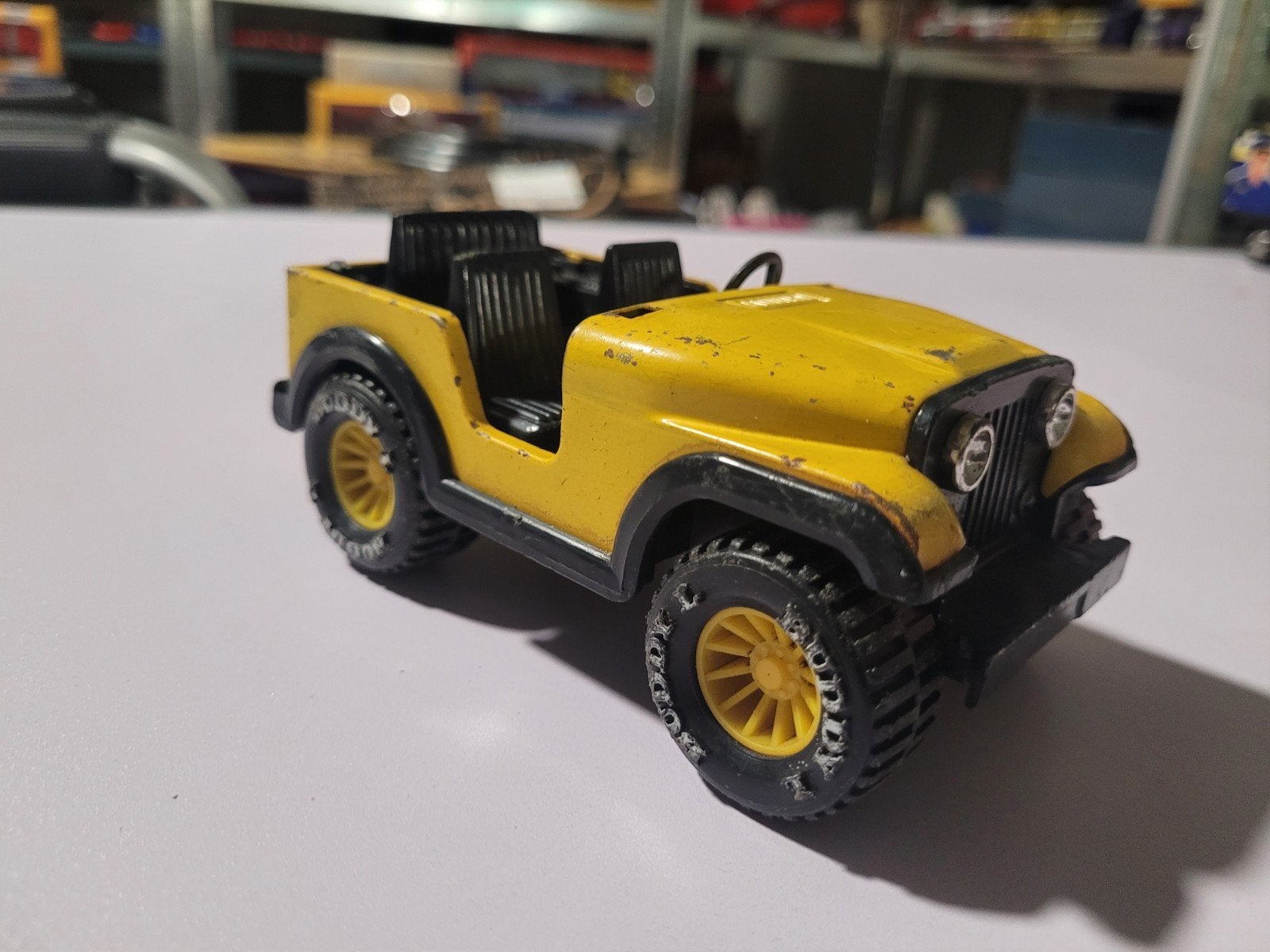 Jeep geel, T, Ophalen of Verzenden, Zo goed als nieuw, Tonka