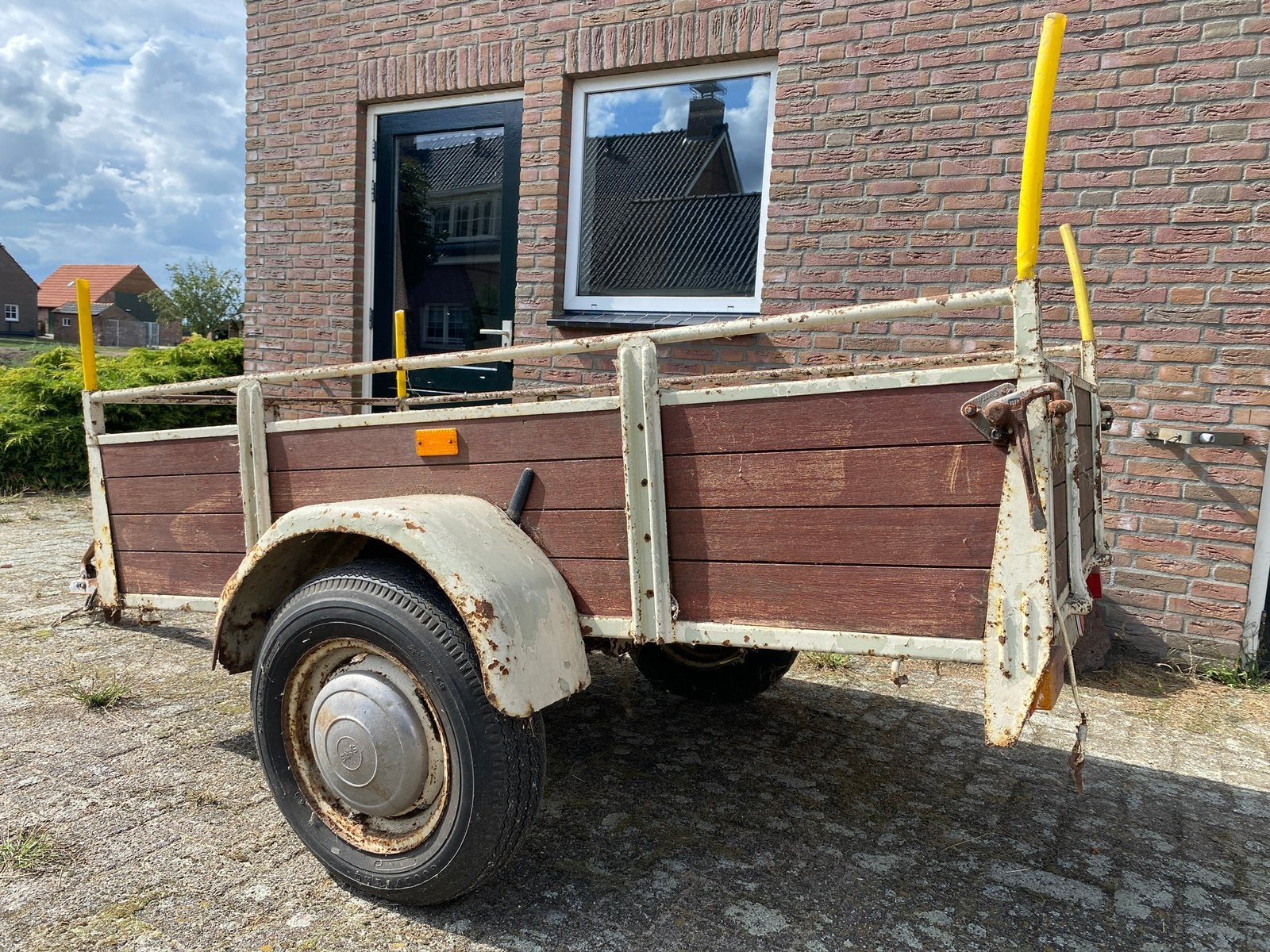 Aanhangwagen gebruikt, Ophalen, Gebruikt