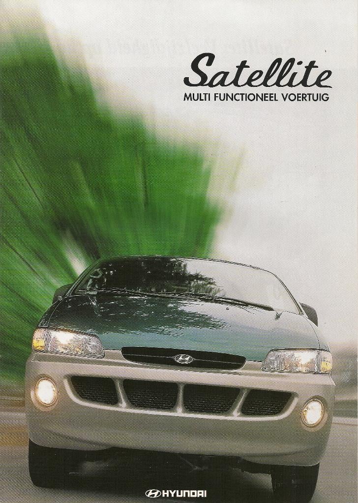 Folder Hyundai Satellite, september 1997, Ophalen of Verzenden, Nieuw, Overige merken