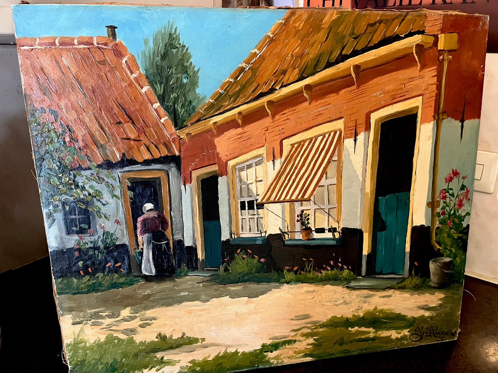 Antiek olieverf schilderij, Antiek en Kunst, Ophalen
