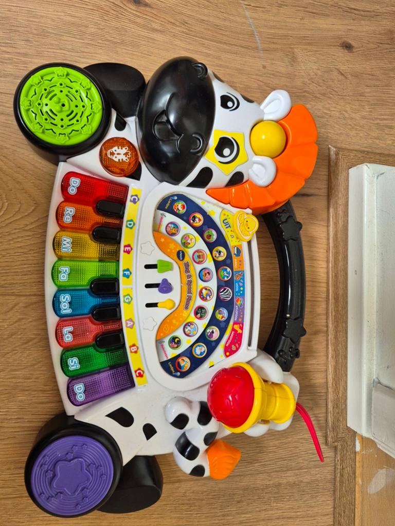 VTech Zebra Piano - Muzikaal Speelgoed voor Baby's, Kinderen en Baby's, Speelgoed | Vtech, Gebruikt, 0 tot 6 maanden, Ophalen
