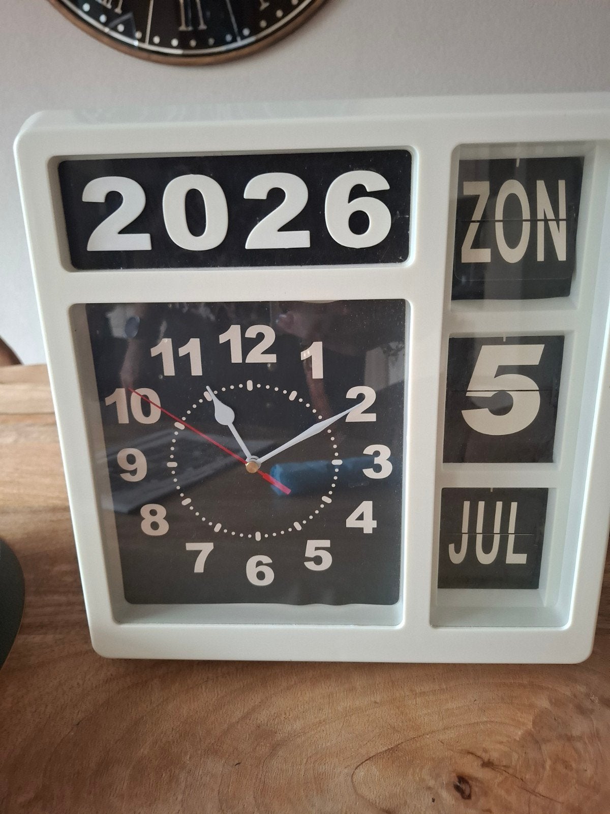 Perel Wc106 Kalenderklok Groot Duidelijk Display Voor Senior, Ophalen of Verzenden