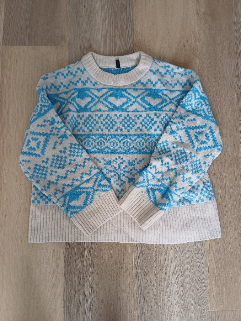 Nordic trui van Hema, blauw, maat M, in topstaat!, Ophalen of Verzenden, Zo goed als nieuw, Maat 38/40 (M), Blauw