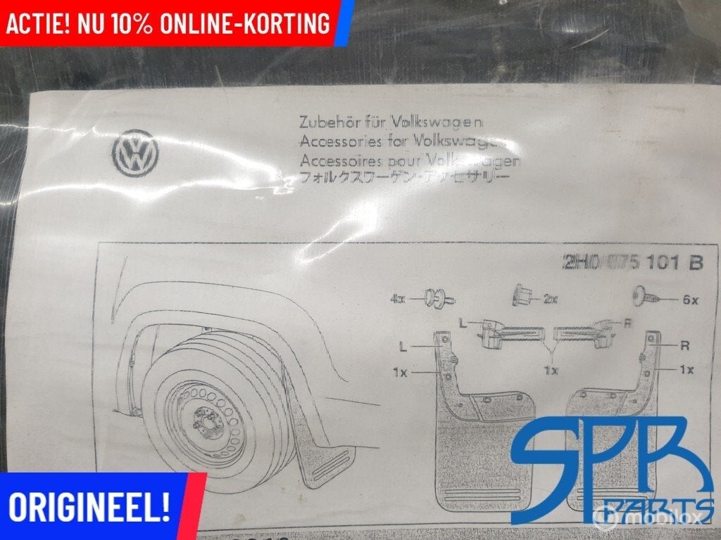 AMAROK Spatlap SET SPATLAPPEN links rechts achter 2H0075101B, Volkswagen, Nieuw, Ophalen of Verzenden, Volkswagen