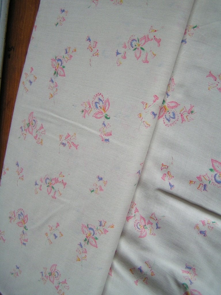 coupon vintage stof nr CC 357, Ophalen of Verzenden, 30 tot 120 cm, Katoen, Nieuw