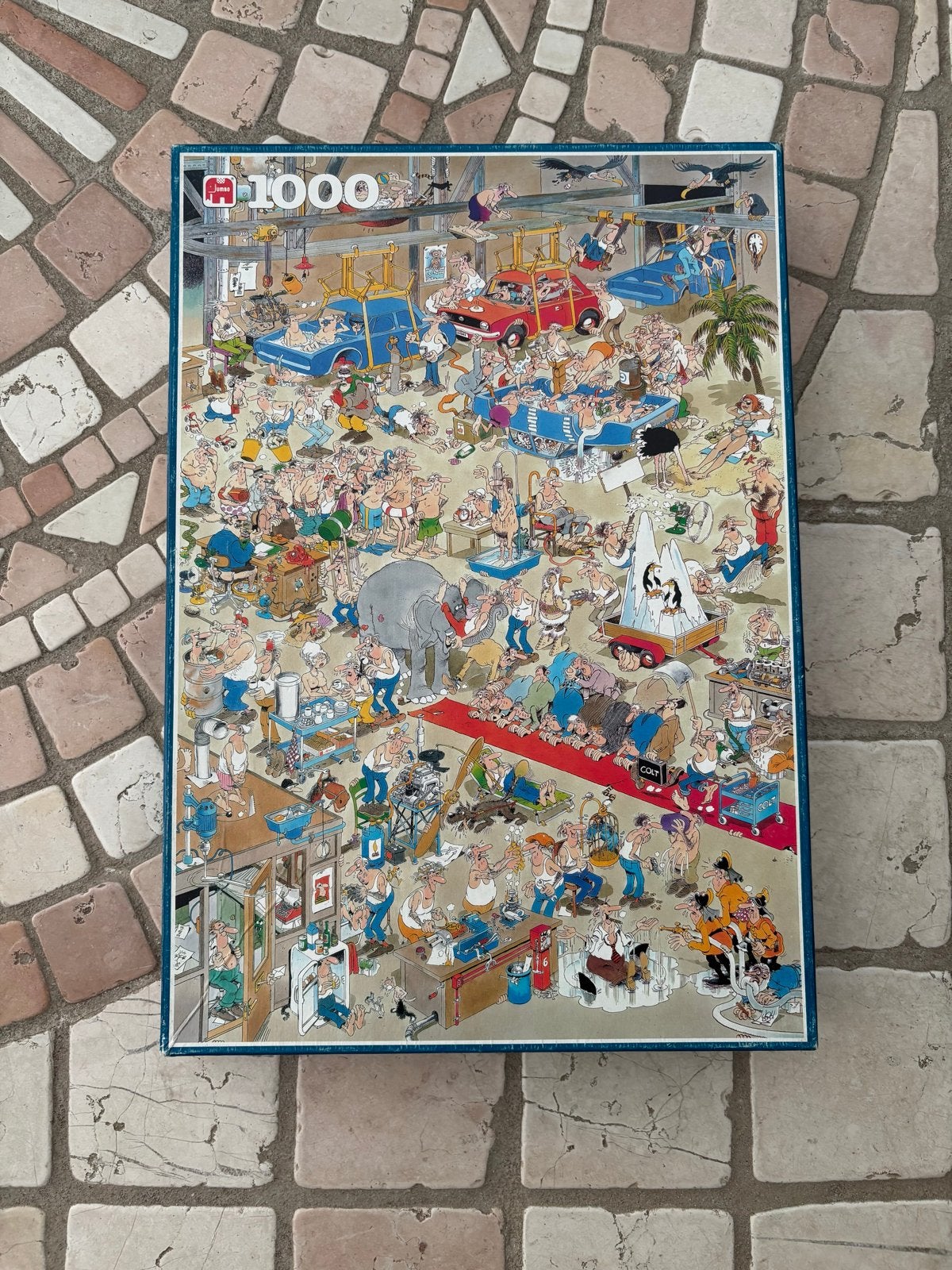 Jumbo Jan van Haasteren Legpuzzel 1000 st Some like it hot, Ophalen of Verzenden, 500 t/m 1500 stukjes, Gebruikt, Legpuzzel