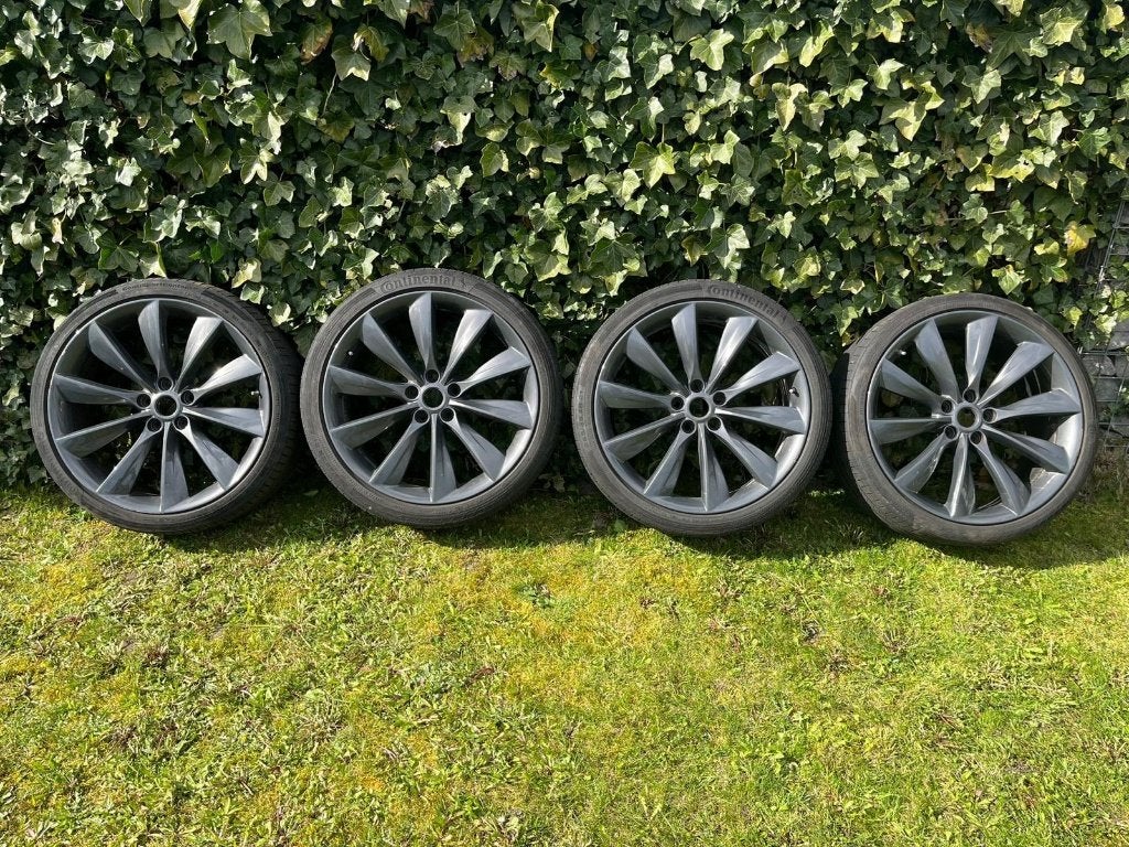 21 inch lichtmetalen Tesla Model S velgen, Auto-onderdelen, Banden en Velgen, Velg(en), Zomerbanden, 21 inch, 245 mm, Personenwagen