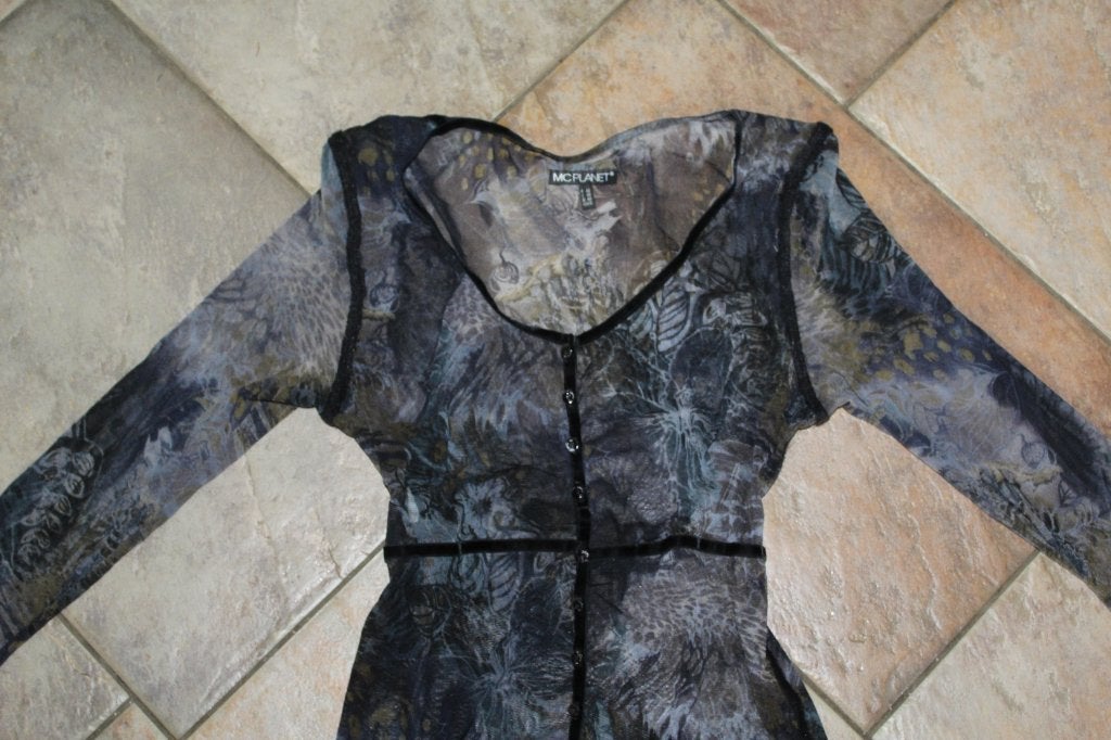 Mc Planet prachtig doorzichtig tuniek mt 40 KOOPJE, Kleding | Dames, Maat 38/40 (M), Mc Planet, Meerkleurig, .