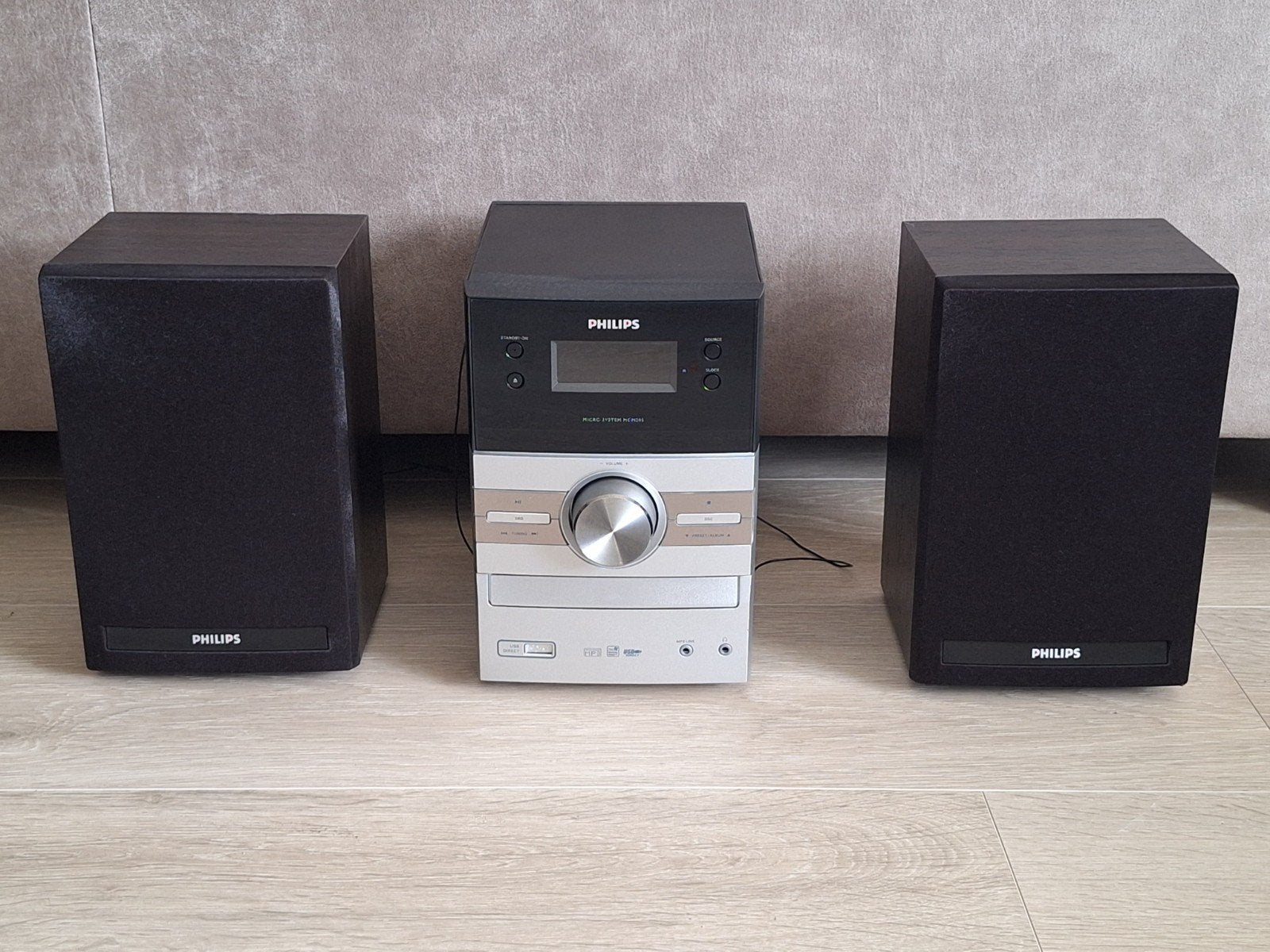Philips MCM205 Micro Systeem met CD, USB en Radio, Ophalen, Philips, Gebruikt, Microset