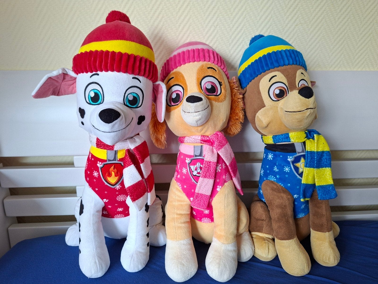 Paw Patrol knuffels - Marshall, Skye en Chase, Gebruikt, Overige merken, Middelgroot (20 tot 80 cm), Meerkleurig