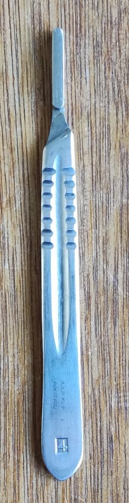 Scalpel mes houder nr. 4, Antiek en Kunst, Ophalen of Verzenden