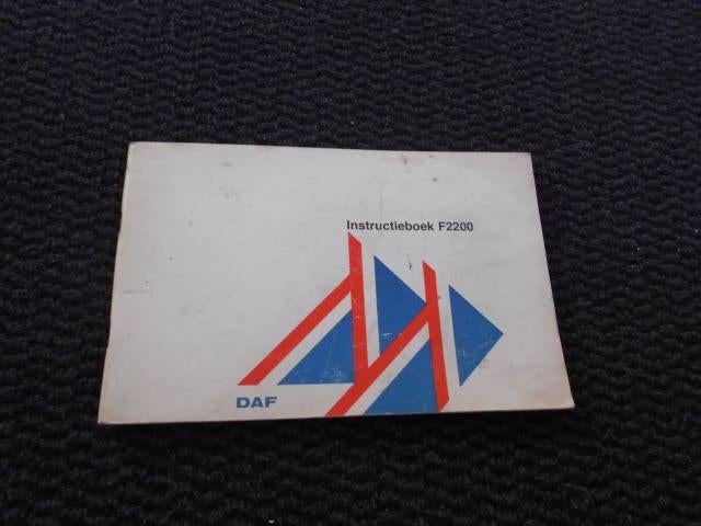 Daf F-2200 Truck - Handleiding Instructieboek NL - Origineel, Verzenden