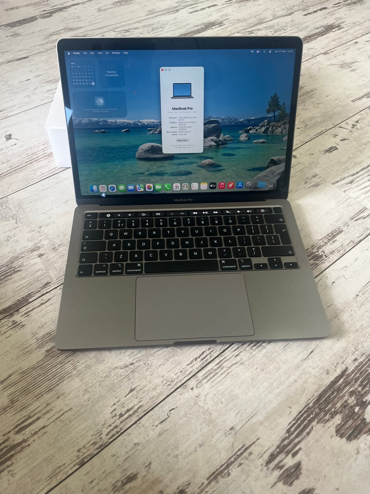 Apple macbook pro touchbar 13 inch 2020 16/512gb 85 cycli, MacBook Pro, 2 tot 3 Ghz, Qwerty, 13 inch