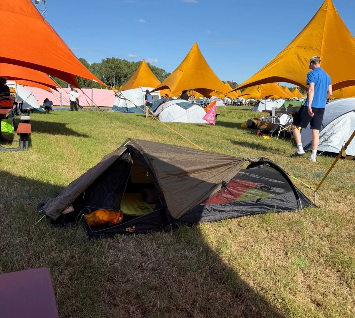 Lichtgewicht Jack Wolfskin Gossamer One tent, Ophalen of Verzenden, Zo goed als nieuw, Tot en met 2