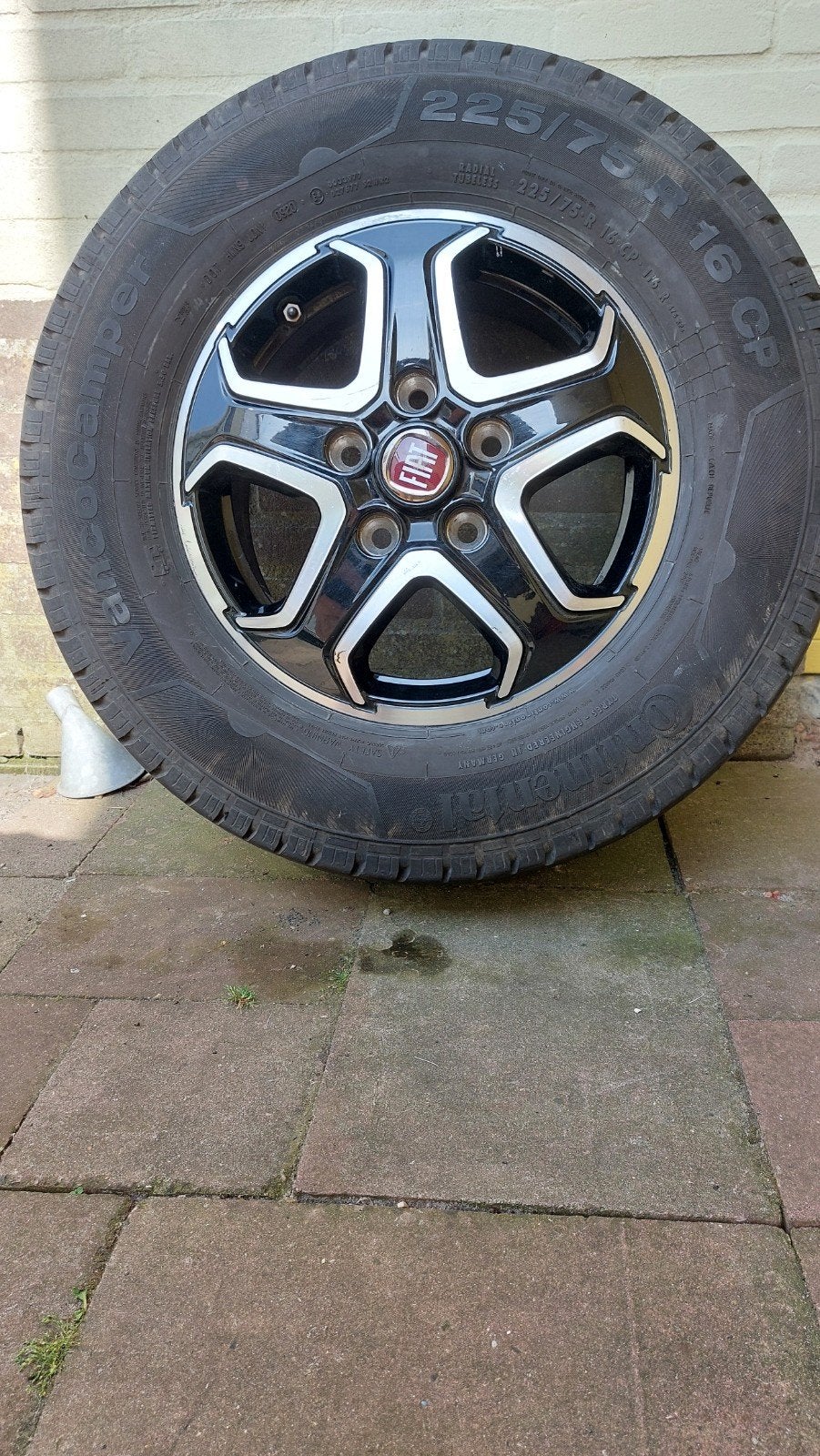 (Reserve)wiel origineel Fiat Ducato lichtmetaal 225/75 R16CP, Ophalen, 16 inch, Banden en Velgen, Bestelwagen