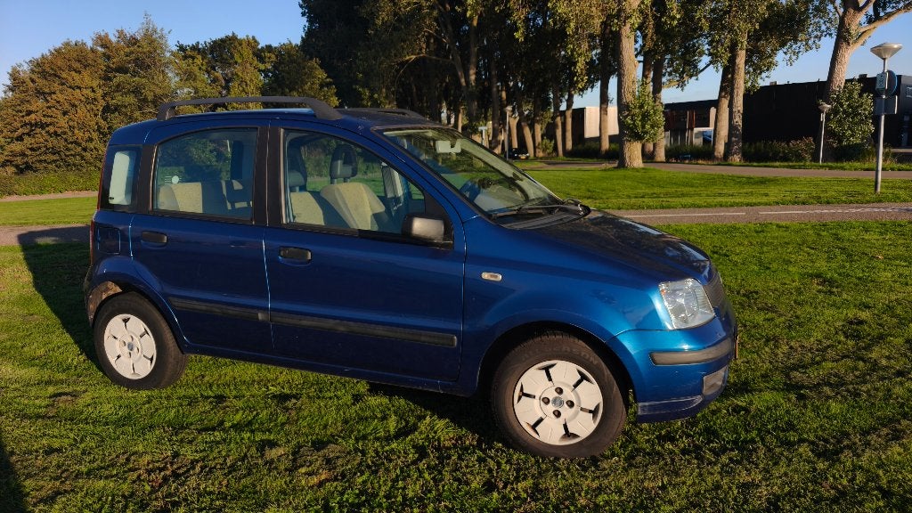 Fiat Panda 1.1 / 2005 Blauw / Nieuwe APK, Voorwielaandrijving, 54 pk, Origineel Nederlands, Handgeschakeld