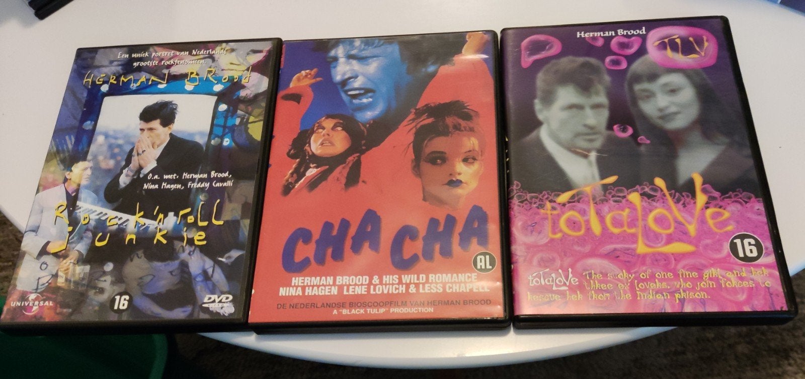 Herman Brood DVD Collectie, Alle leeftijden, Ophalen of Verzenden, Zo goed als nieuw, Stand-up of Theatershow