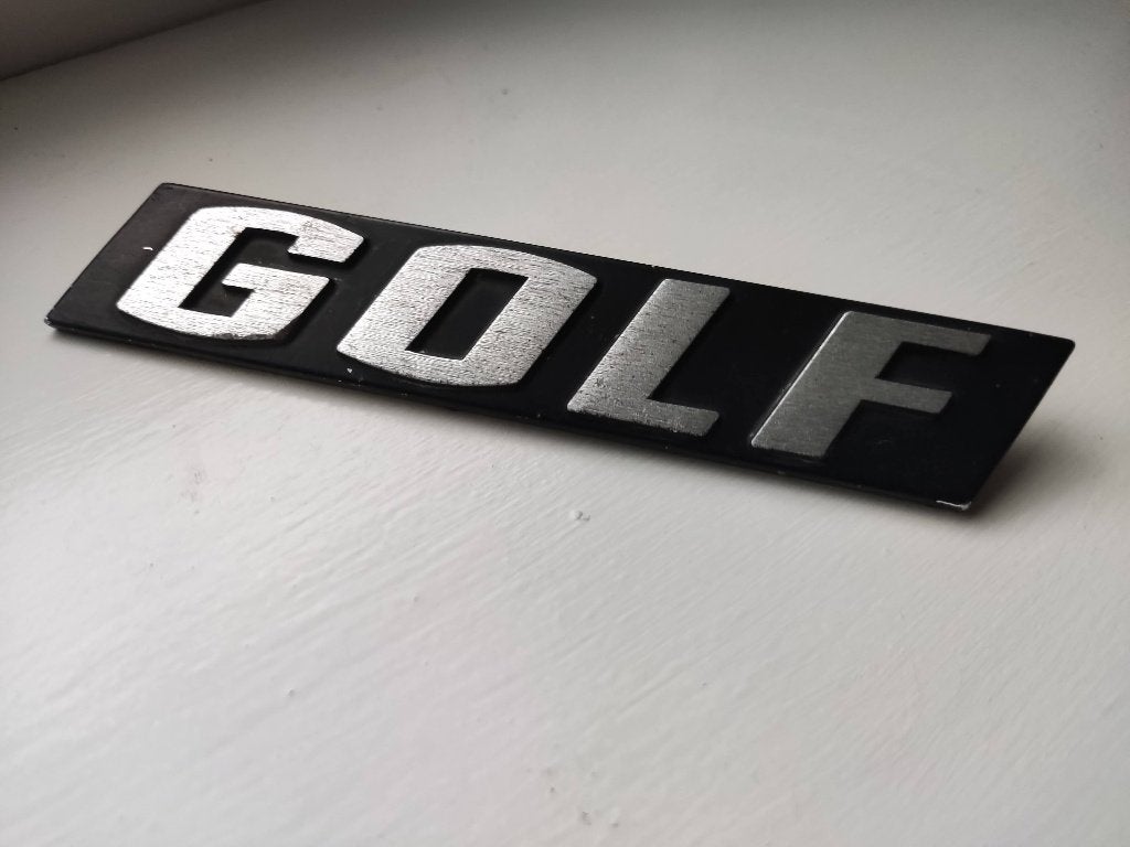 Volkswagen Golf 1 embleem logo, Ophalen of Verzenden
