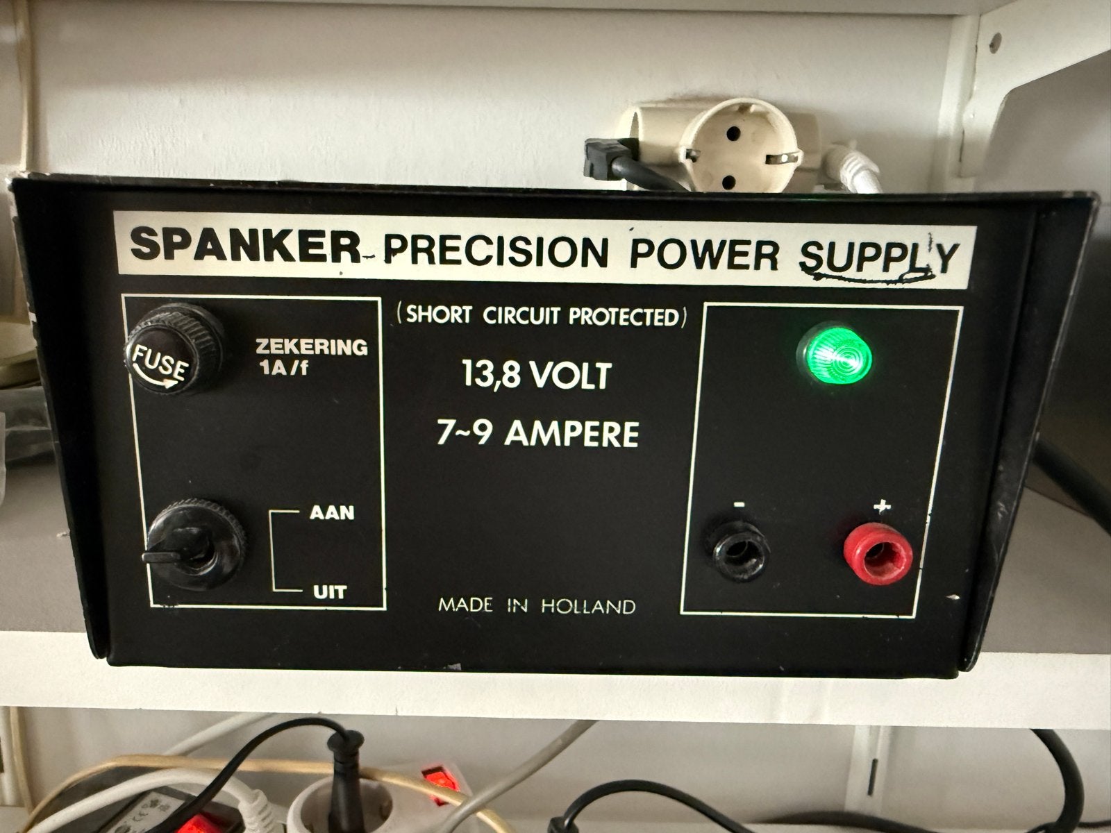 Spanker Precision Voeding 13.8V 7-9A - Made in Holland, Ophalen of Verzenden, Gebruikt