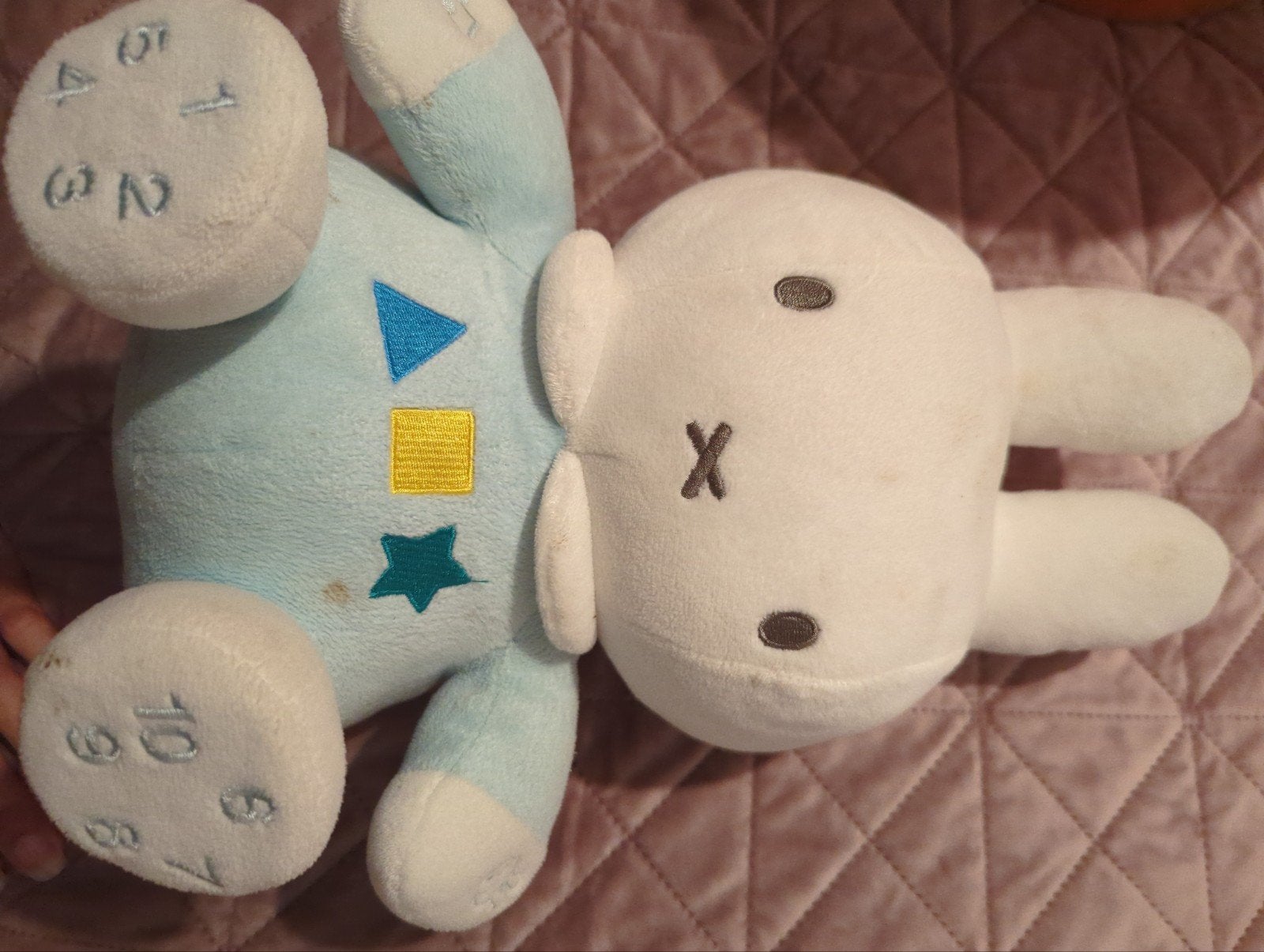 Nijntje knuffel met geluid en cijfers, Ophalen, Gebruikt, Met geluid, Konijn