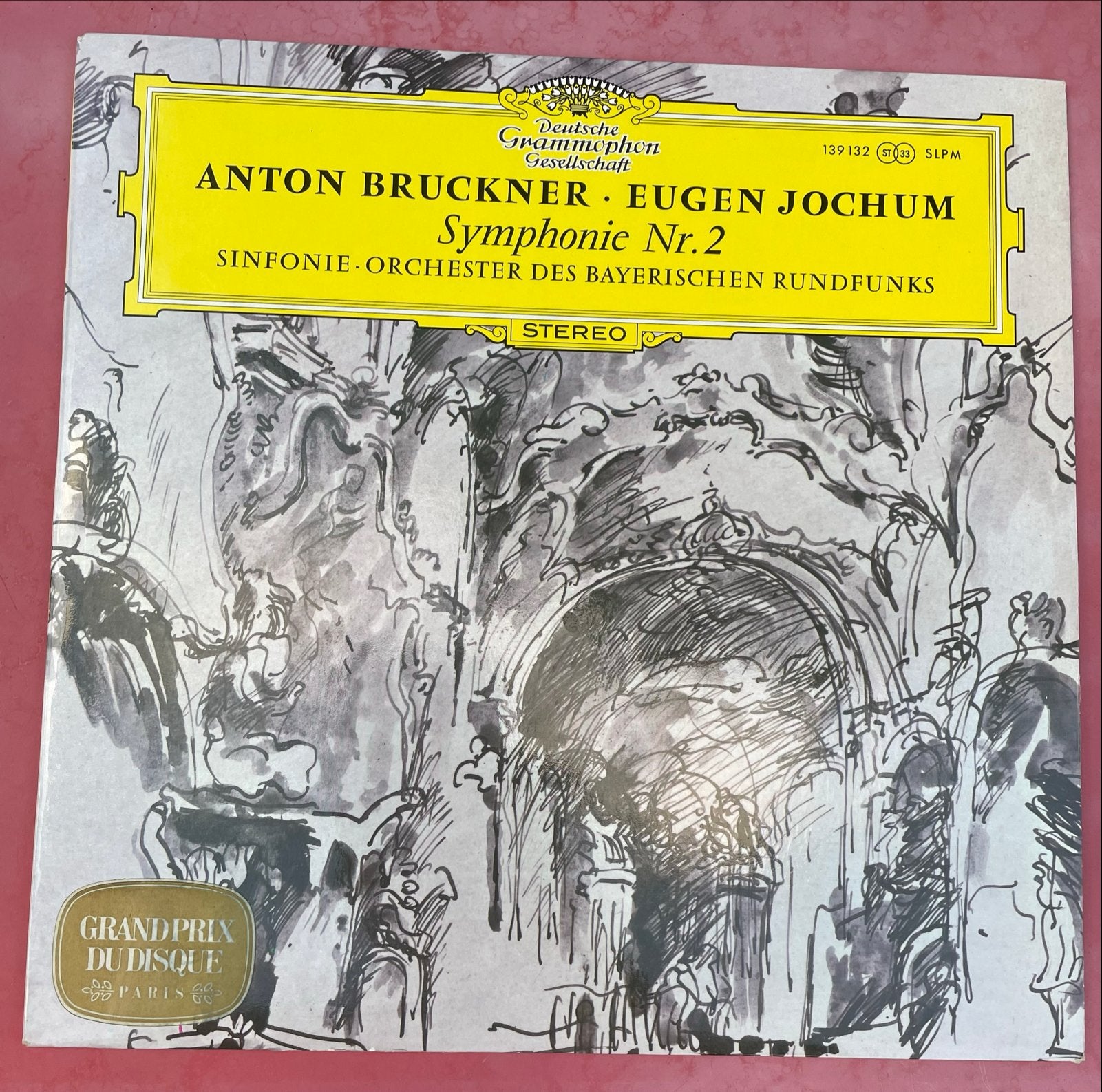 Anton Bruckner - Symfonie Nr. 2 - Eugen Jochum LP, Symfonie, Overige componisten, Ophalen of Verzenden, Zo goed als nieuw