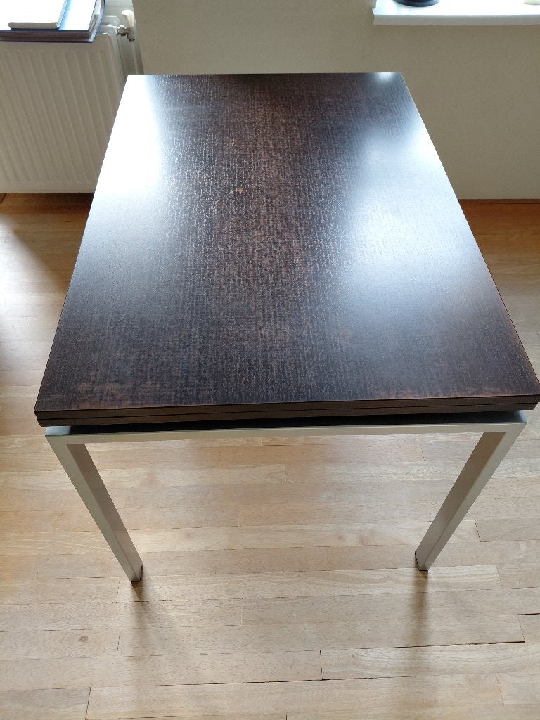 Eettafel rechthoek uitschuifbaar, Gebruikt, 100 tot 150 cm, 50 tot 100 cm, Vijf personen of meer