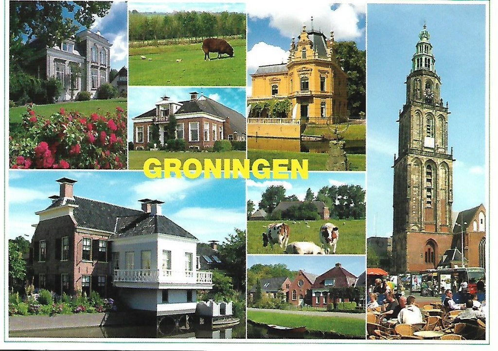 Prov. Groningen- -8-luik., Ophalen of Verzenden, 1980 tot heden, Ongelopen, Groningen