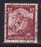 2584 - Duitse Rijk michel 567 gestempeld , Saar voegd zich, Verzenden, Duitse Keizerrijk, Gestempeld